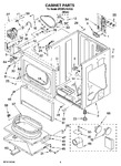 Diagram for 02 - Cabinet Parts