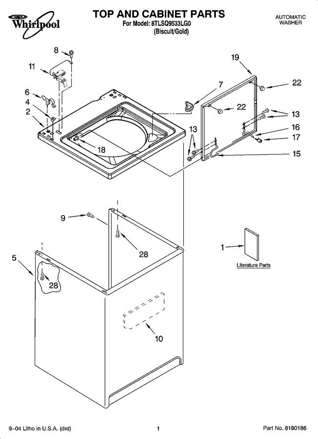 Diagram for 8TLSQ9533LG0