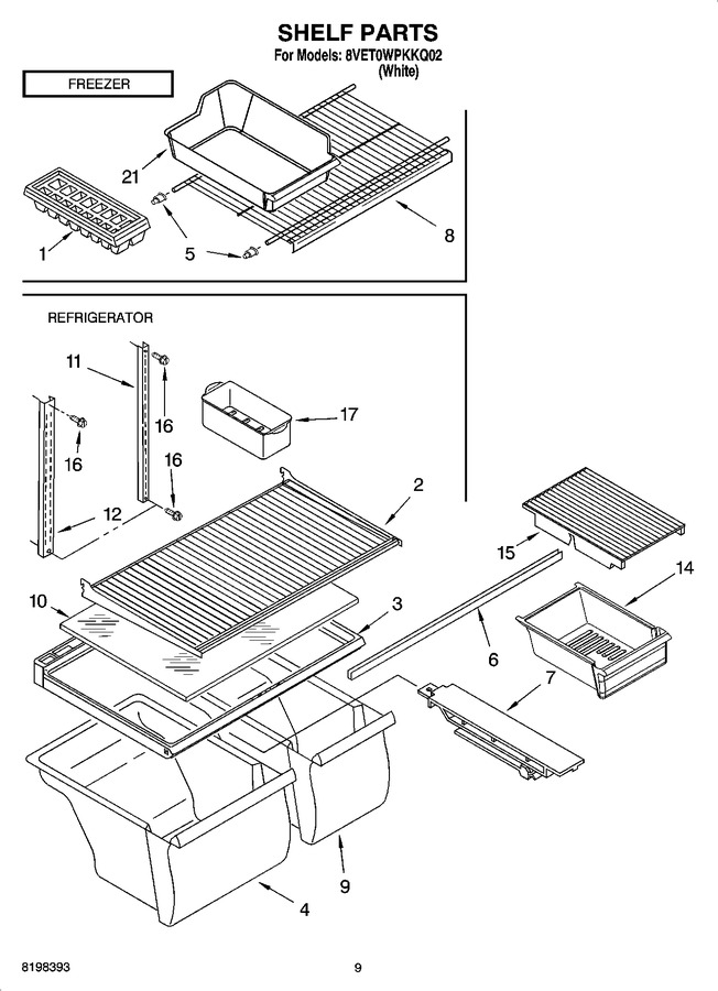 Diagram for 8VET0WPKKQ02