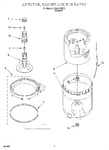 Diagram for 05 - Agitator, Basket And Tub