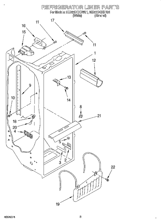 Diagram for 9ED22DQXDW01