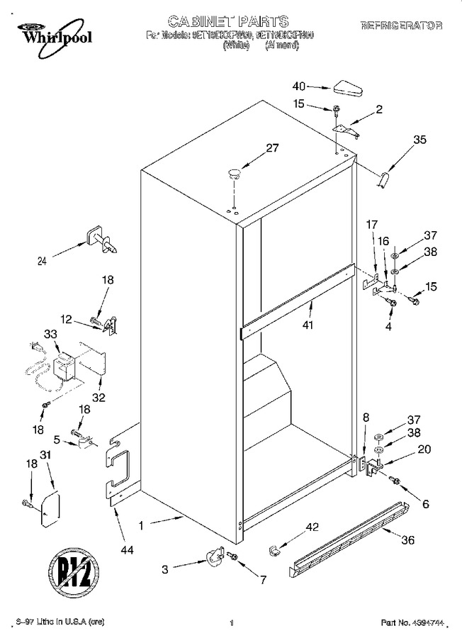 Diagram for 9ET19DKXFW00