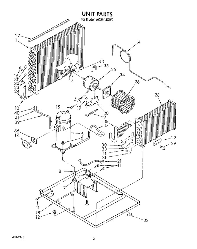 Diagram for AC2904XW2