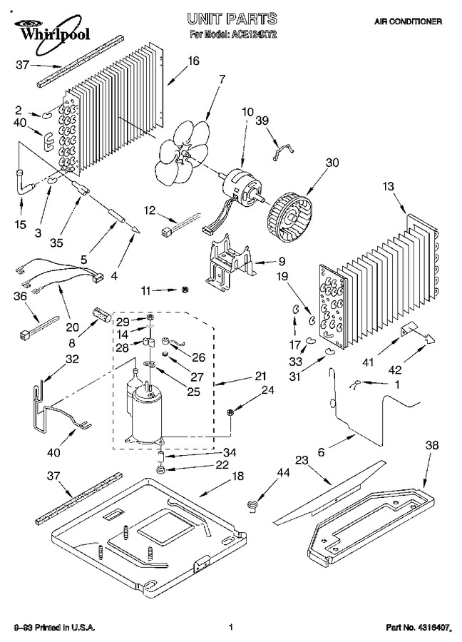 Diagram for ACE124XY2