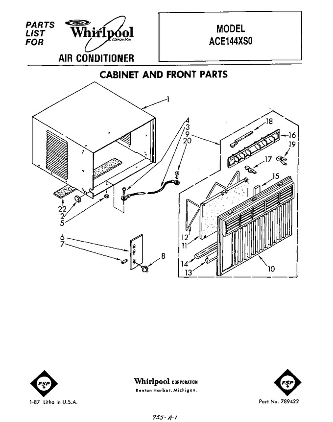 Diagram for ACE144XS0