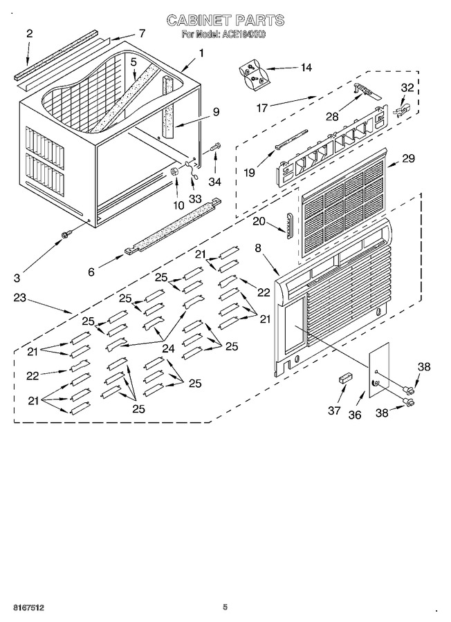 Diagram for ACE184XK0