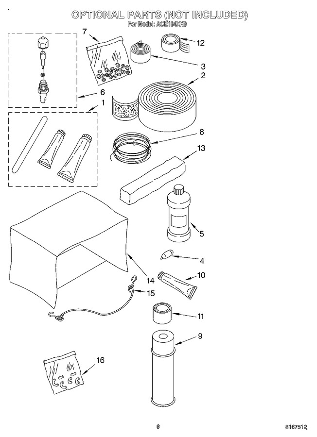 Diagram for ACE184XK0