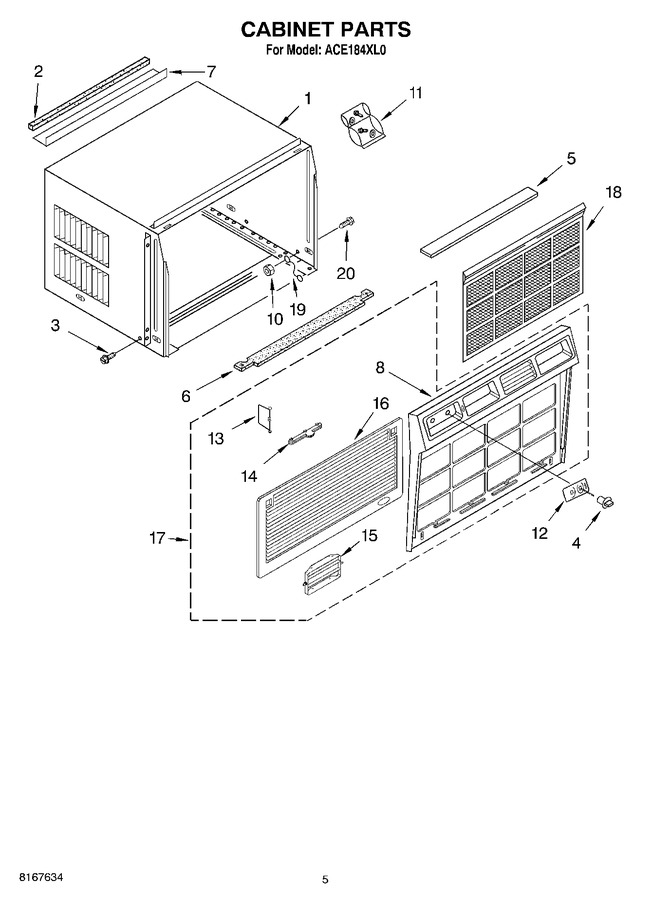 Diagram for ACE184XL0