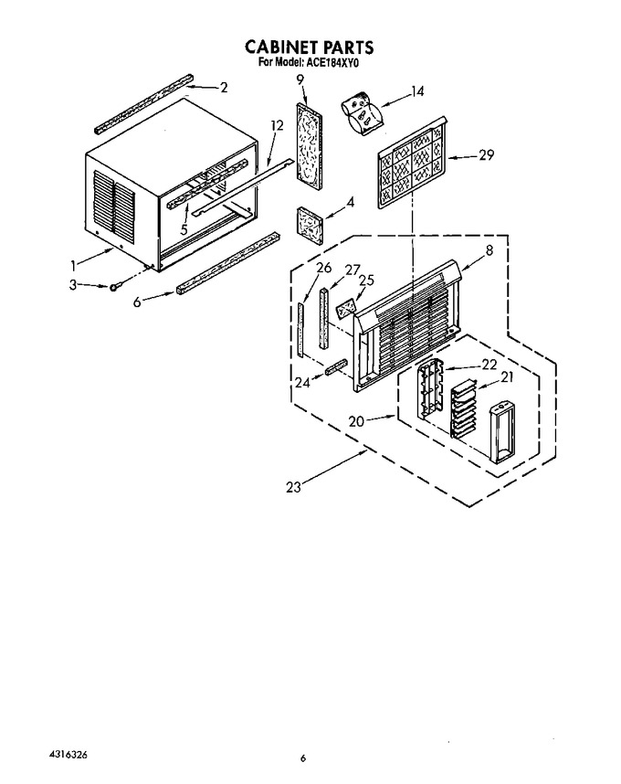 Diagram for ACE184XY0