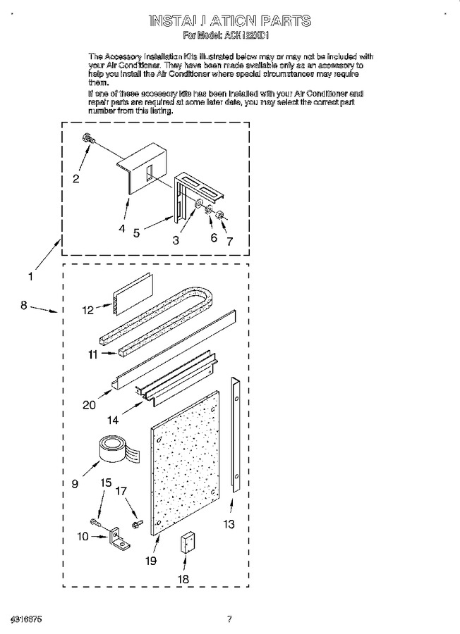 Diagram for ACH122XD1