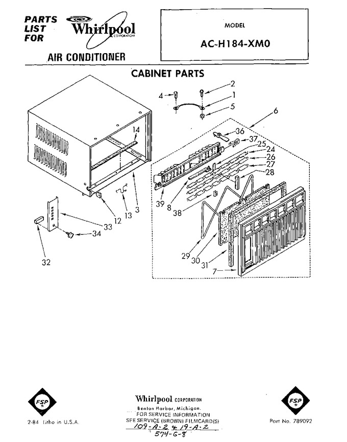 Diagram for ACH184XM0