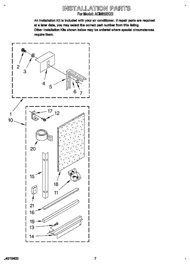 Diagram for ACM052XZ2