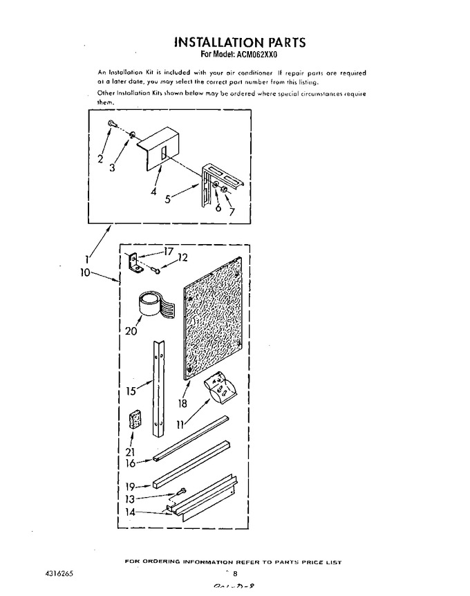 Diagram for ACM062XX0