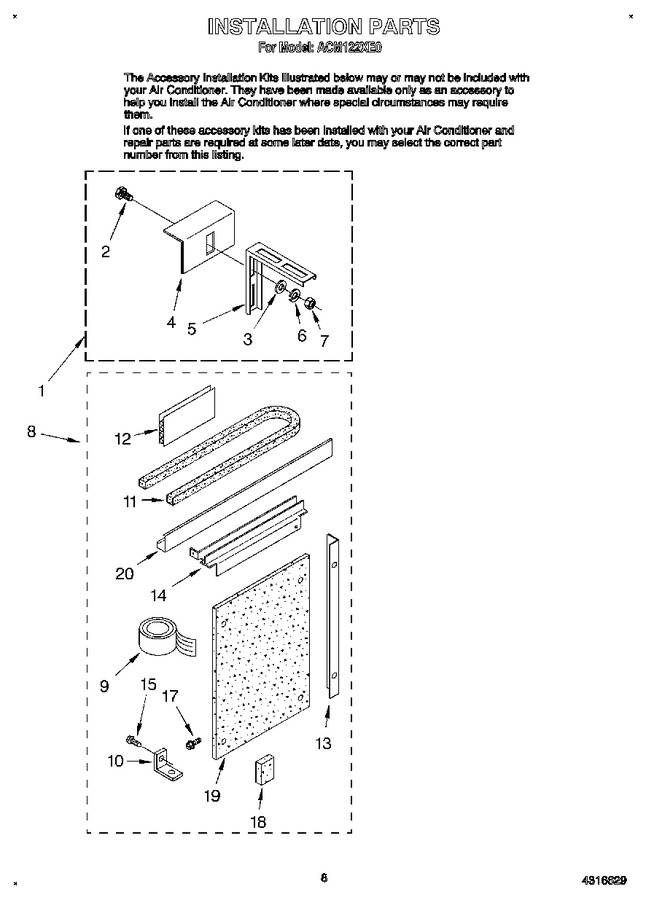 Diagram for ACM122XE0