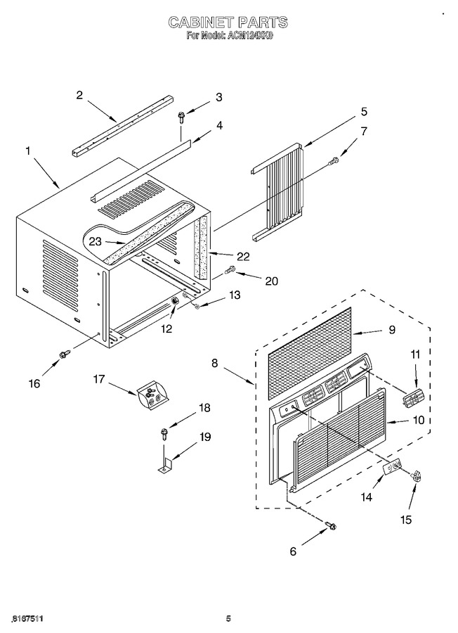 Diagram for ACM124XK0