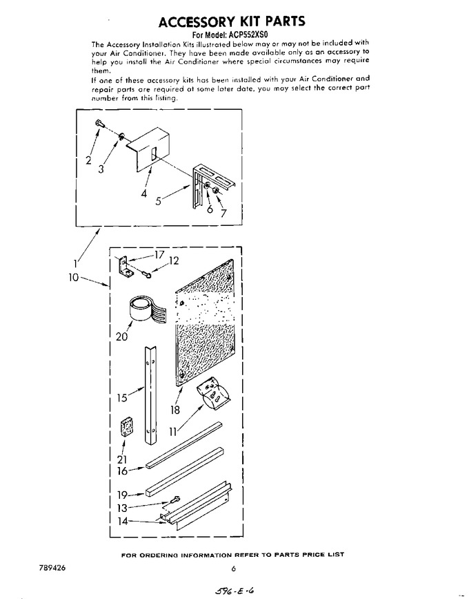 Diagram for ACP552XS0