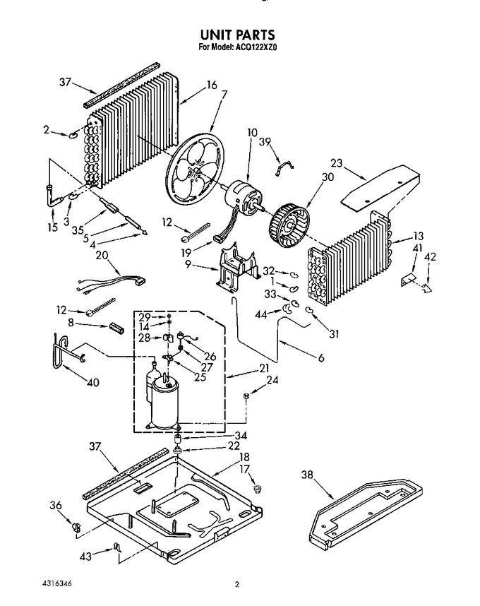 Diagram for ACQ122XZ0