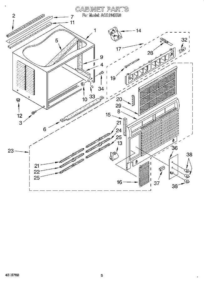 Diagram for ACQ184XG0