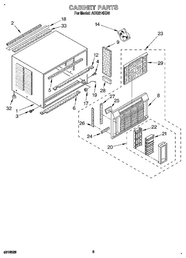 Diagram for ACQ214XD0