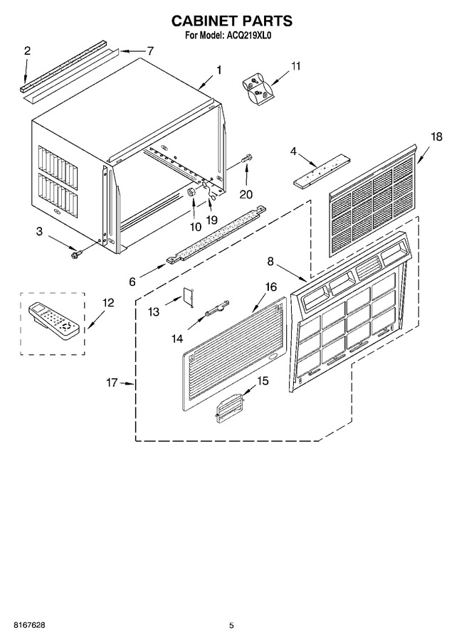 Diagram for ACQ219XL0