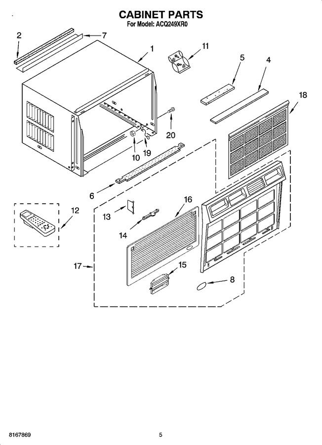 Diagram for ACQ249XR0