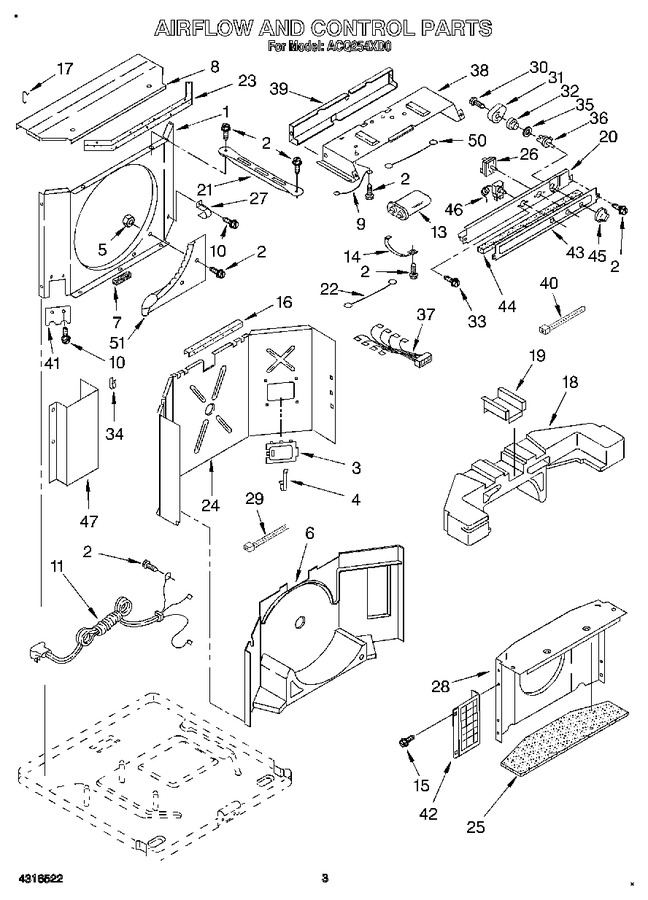 Diagram for ACQ254XD0