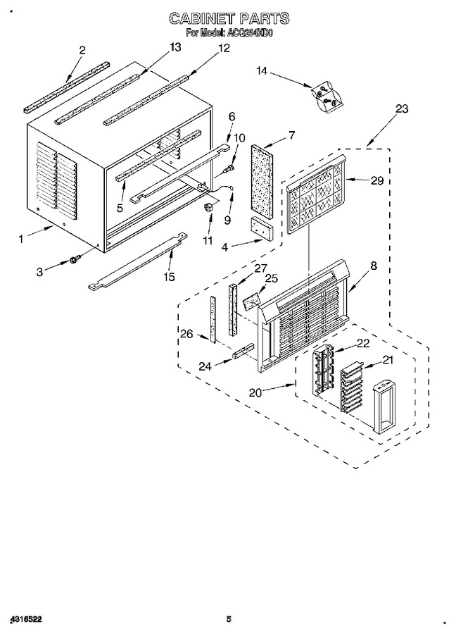 Diagram for ACQ254XD0