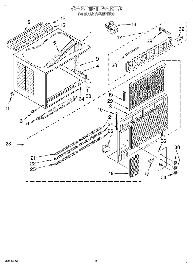 Diagram for ACQ254XG0