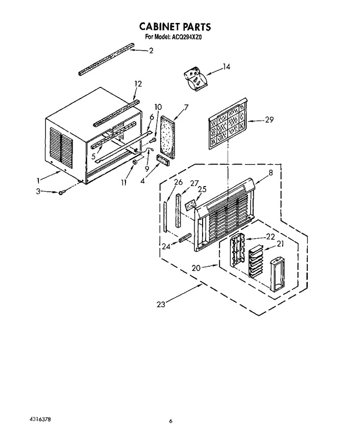 Diagram for ACQ294XZ0