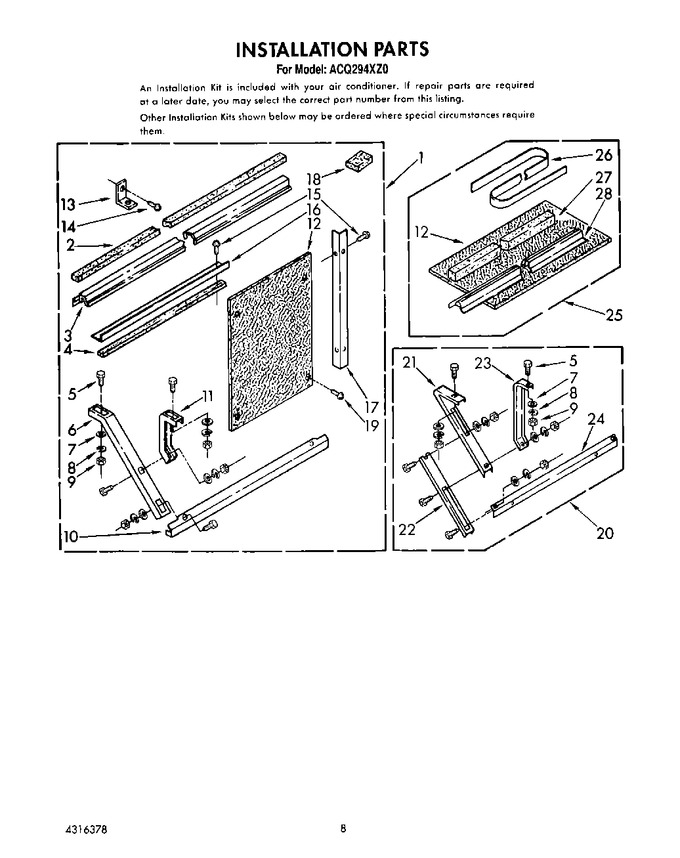 Diagram for ACQ294XZ0