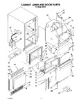 Diagram for 02 - Cabinet Liner And Door, Literature