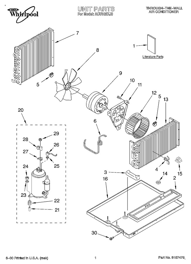 Diagram for ACU102XJ0