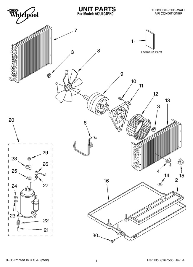 Diagram for ACU104PK0