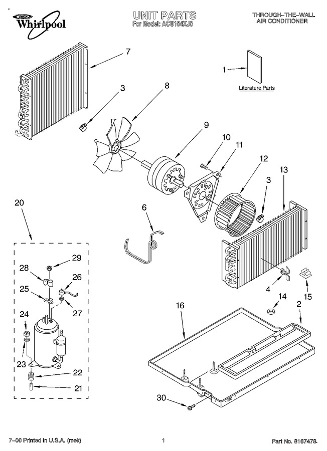 Diagram for ACU104XJ0