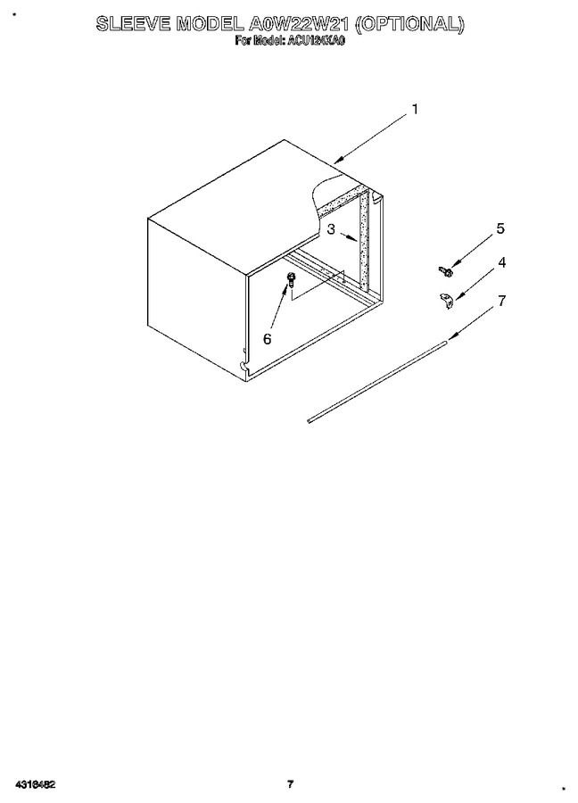 Diagram for ACU124XA0