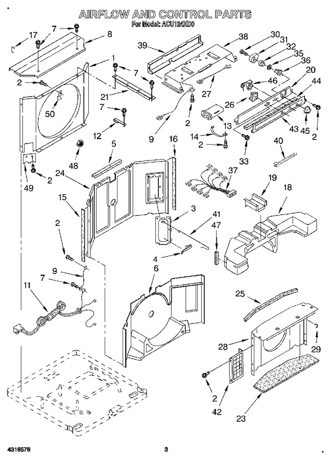 Diagram for ACU124XD0