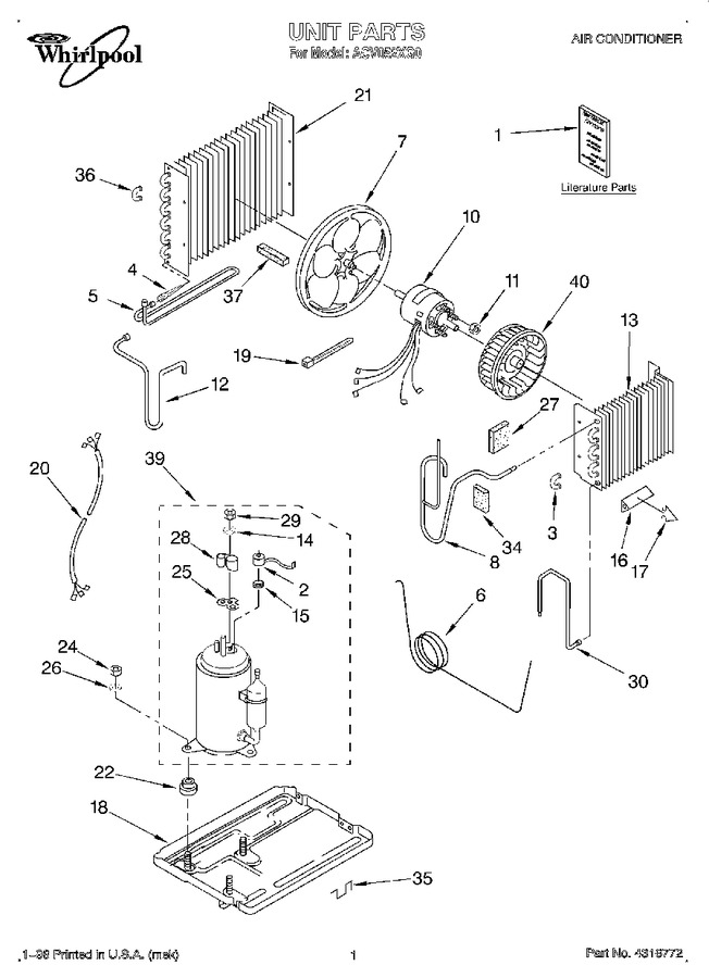 Diagram for ACV052XG0