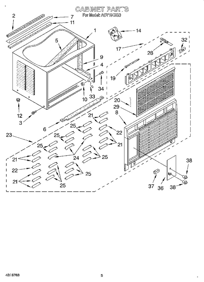 Diagram for ACV184XG0