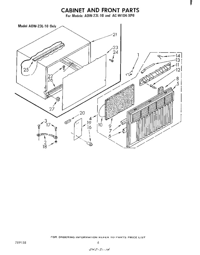 Diagram for ACW104XP0