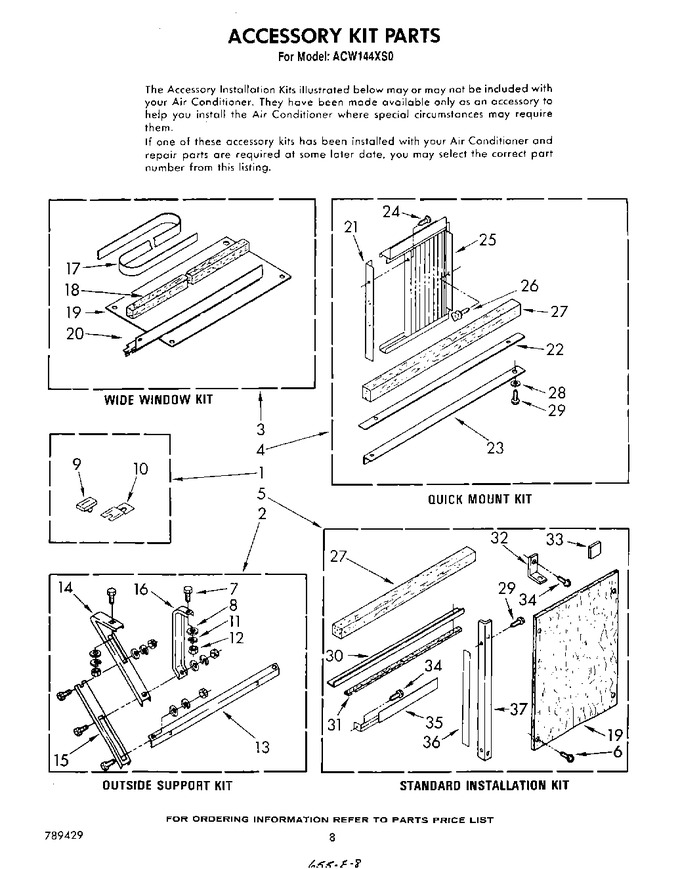 Diagram for ACW144XS0