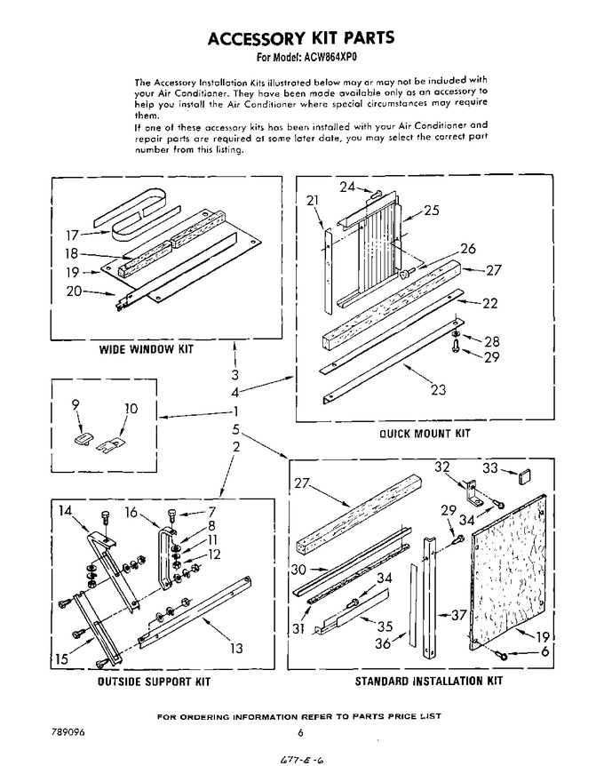 Diagram for ACW864XP0