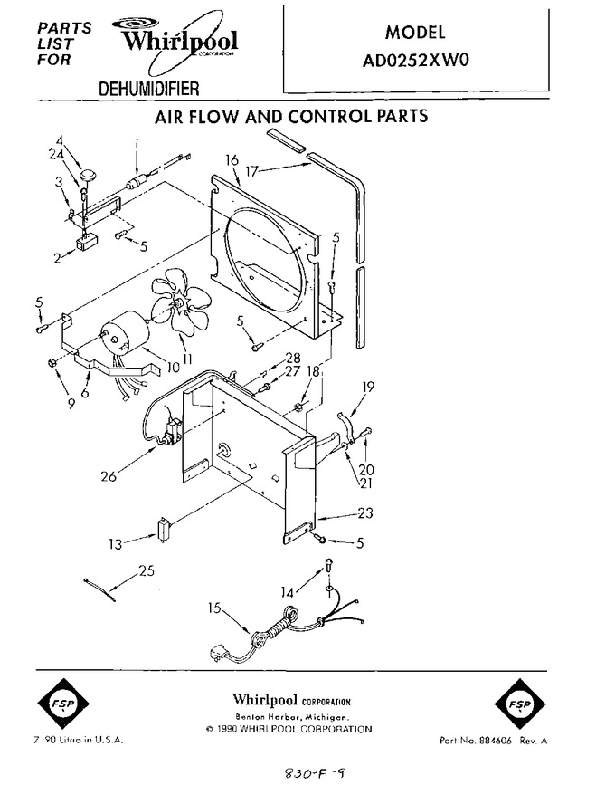 Diagram for AD0252XW0