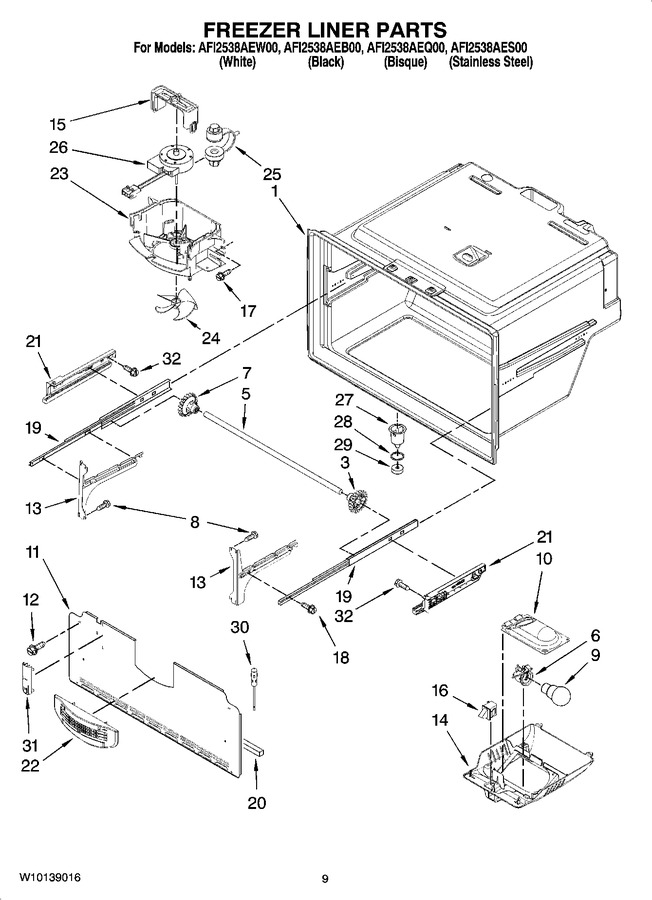 Diagram for AFI2538AEW00