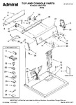 Diagram for 01 - Top And Console Parts