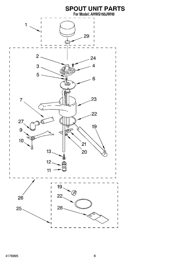 Diagram for AHWS160JWH0