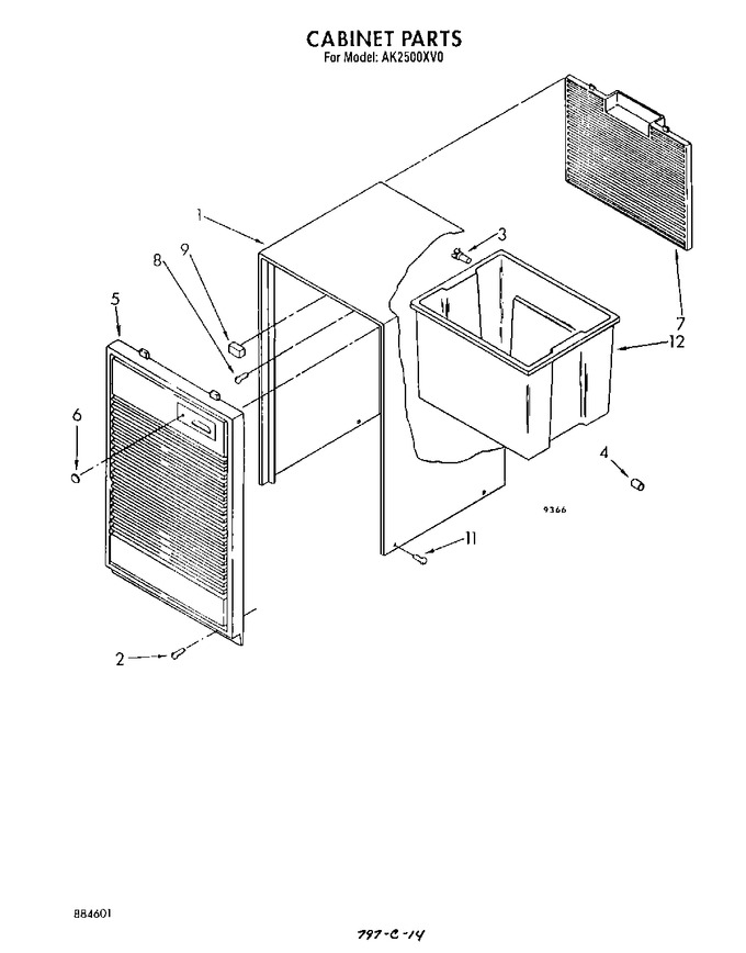 Diagram for AK2500XV0