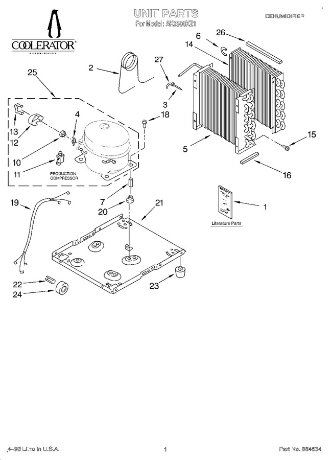 Diagram for AK2500XZ1