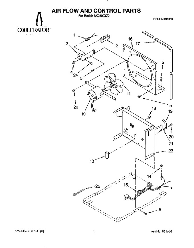 Diagram for AK2500XZ2