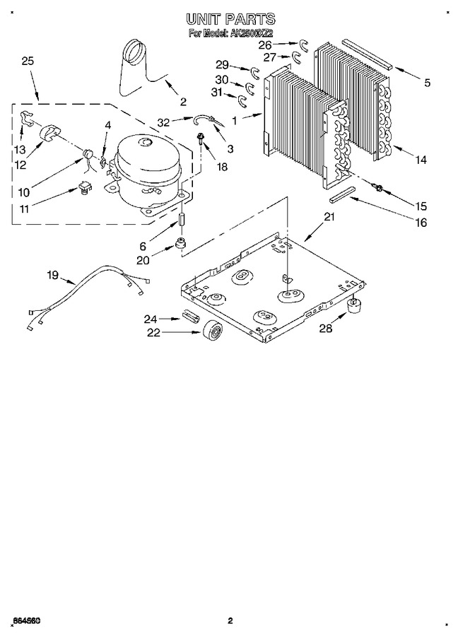 Diagram for AK2500XZ2