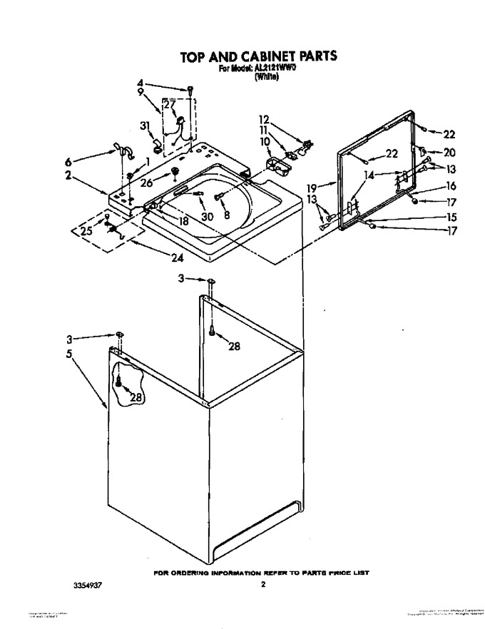 Diagram for AL2121WW0